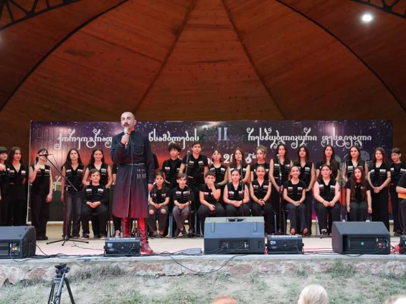 ცაგერში ქორეოგრაფიული ანსამბლების მეორე რესპუბლიკური ფესტივალი ,,ხომლი 2025" გაიმართა